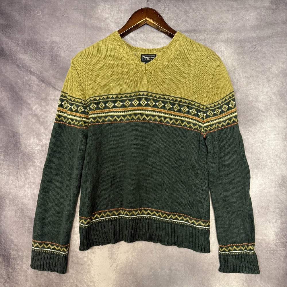 Vintage Y2K Abercrombie & Fitch Womens Large Sweater Knitted